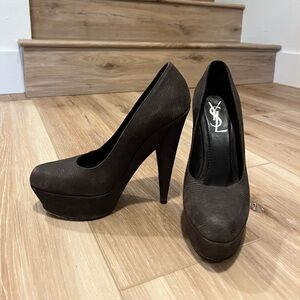 YSL Platform Pumps